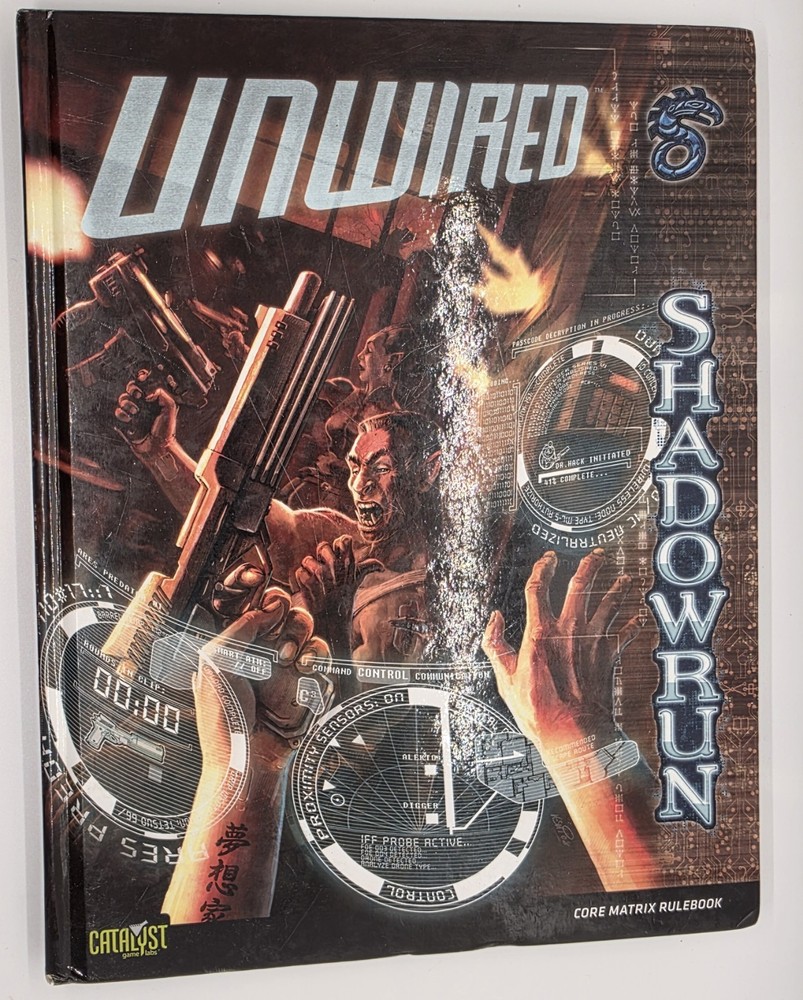 Shadowrun RPG Unwired Core Matrix Rulebook 2008 Catalyst Game Labs