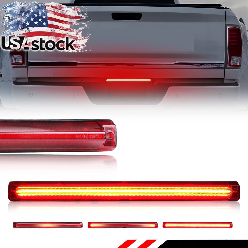 Full Red LED Tailgate Tail Brake Light For 2006-2018 Dodge Ram 2500 3500 Dually