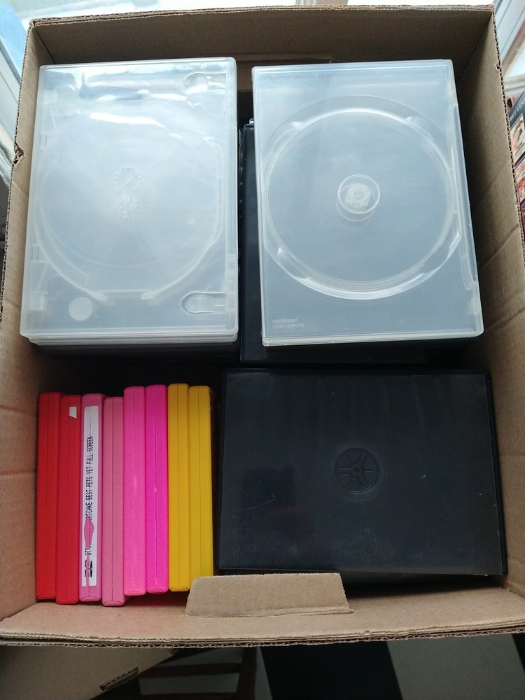 Original OEM Empty Replacement DVD Keep Cases Box Sleeve UPick Variations Amaray