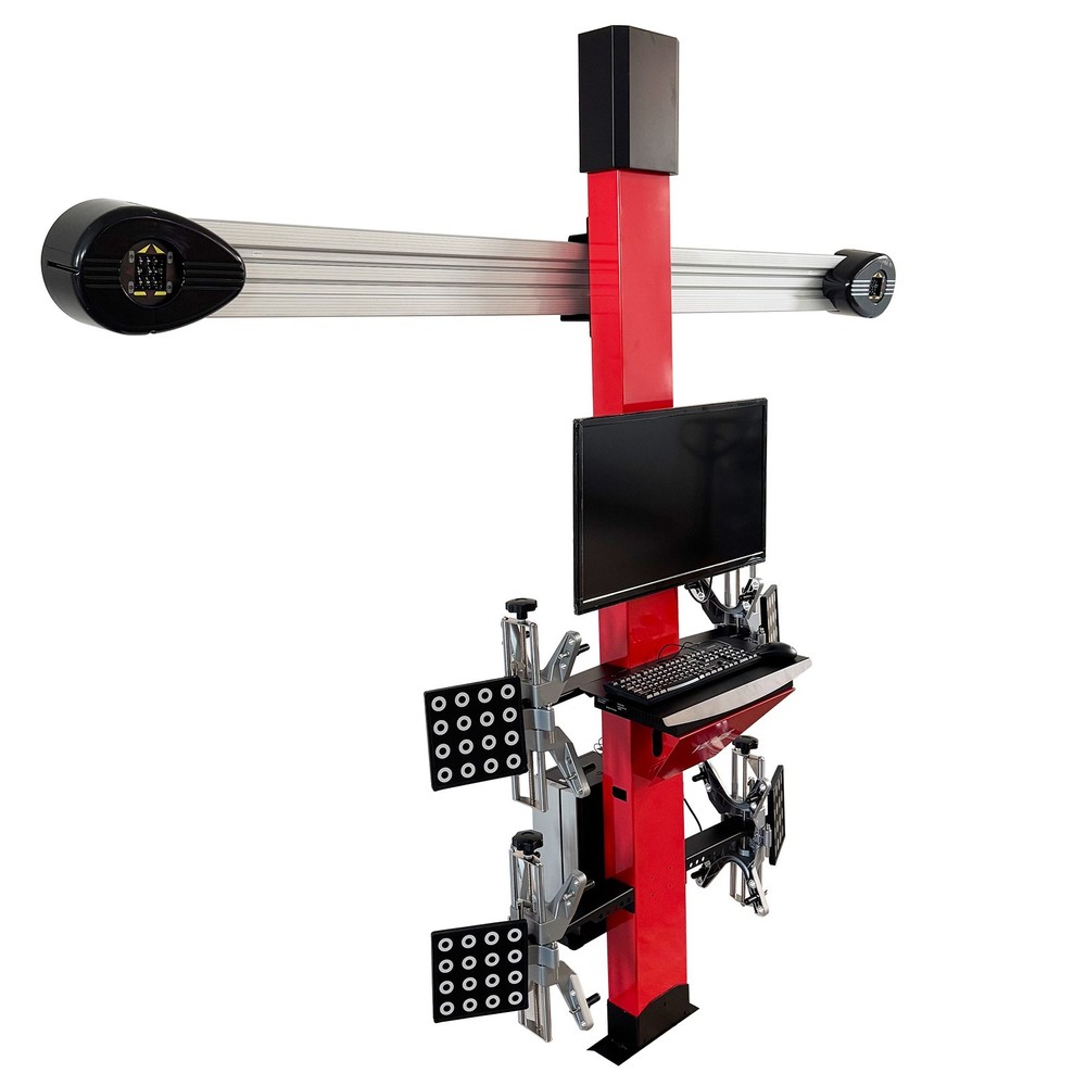 110V Commercial 3D Wheel Alignment System LED Smart Alignment Machine 0.01°