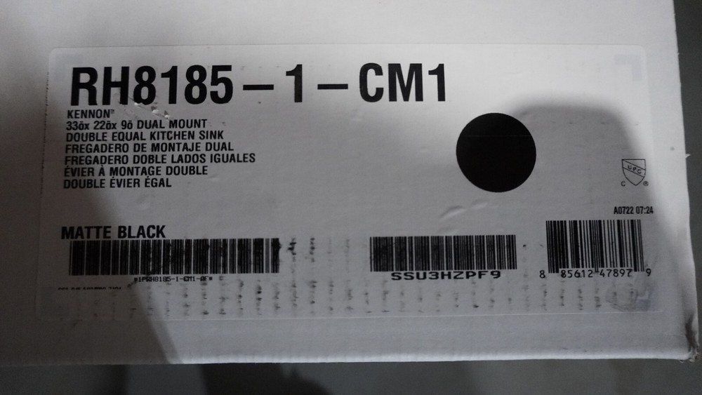Kohler Sink Black