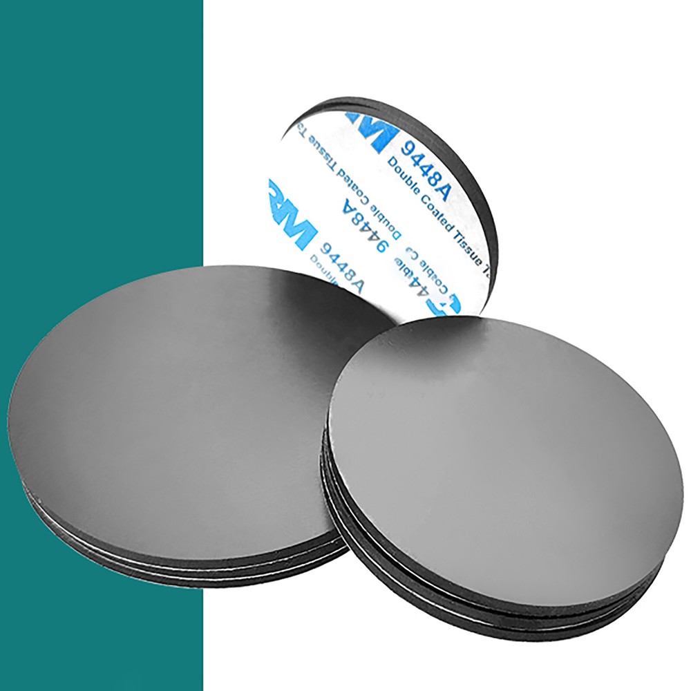 10Pcs Rubber Solid Discs Self Adhesive Round Pad Sealing Cushioning Dia 5-150mm