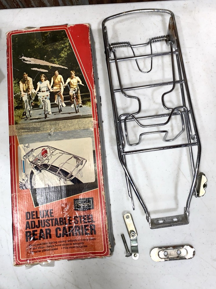 Vintage Sears Adjustable Bicycle Rear Carrier (no hardware)