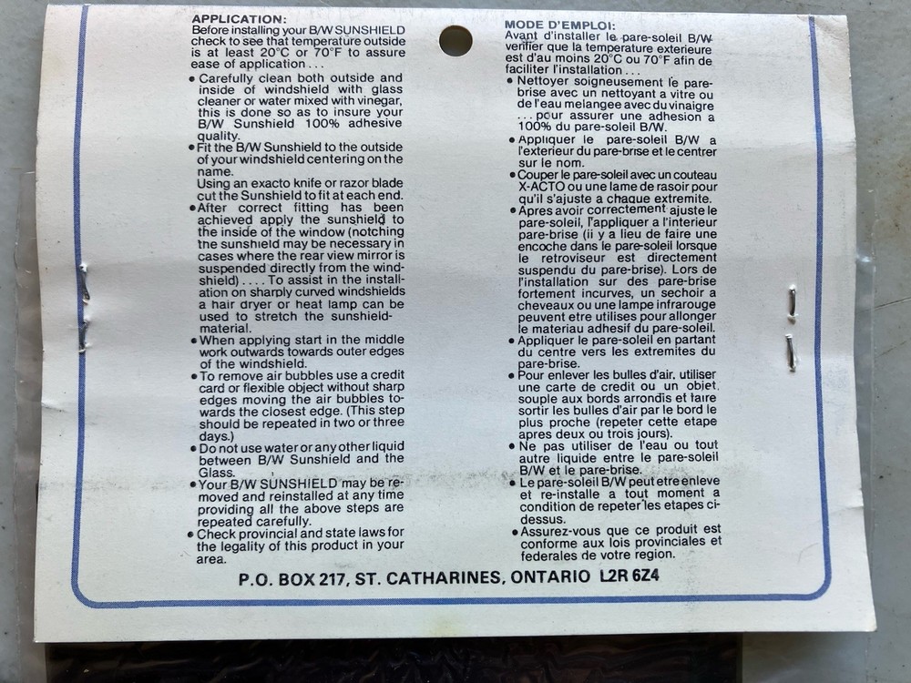 Ford Bronco Windshield Tinted Sun Shield