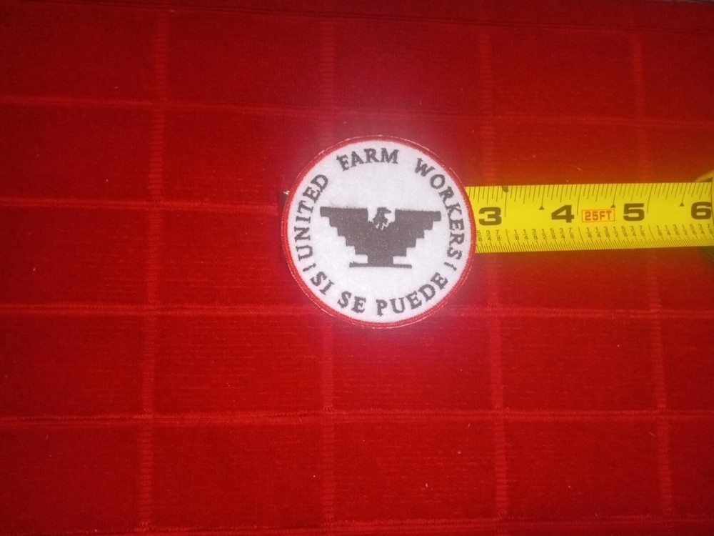 United Farm Workers "si se puede" iron on patch