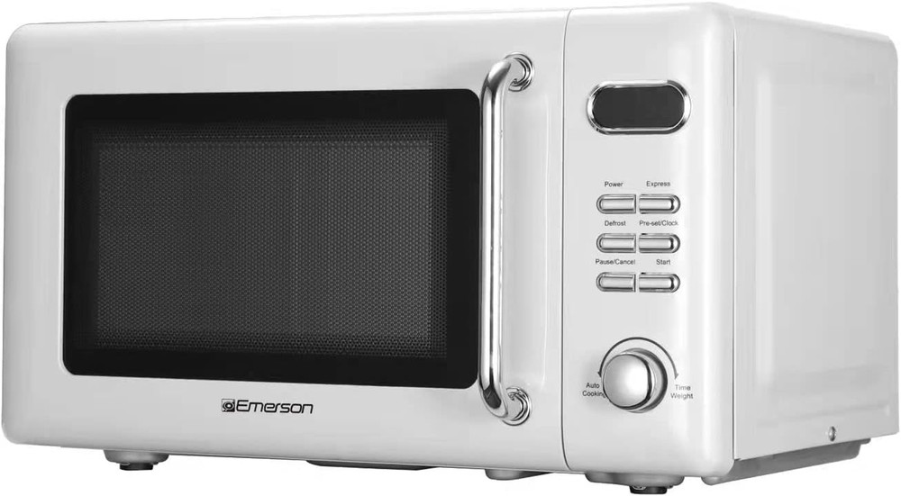 Horno microondas compacto de encimera con control de botones