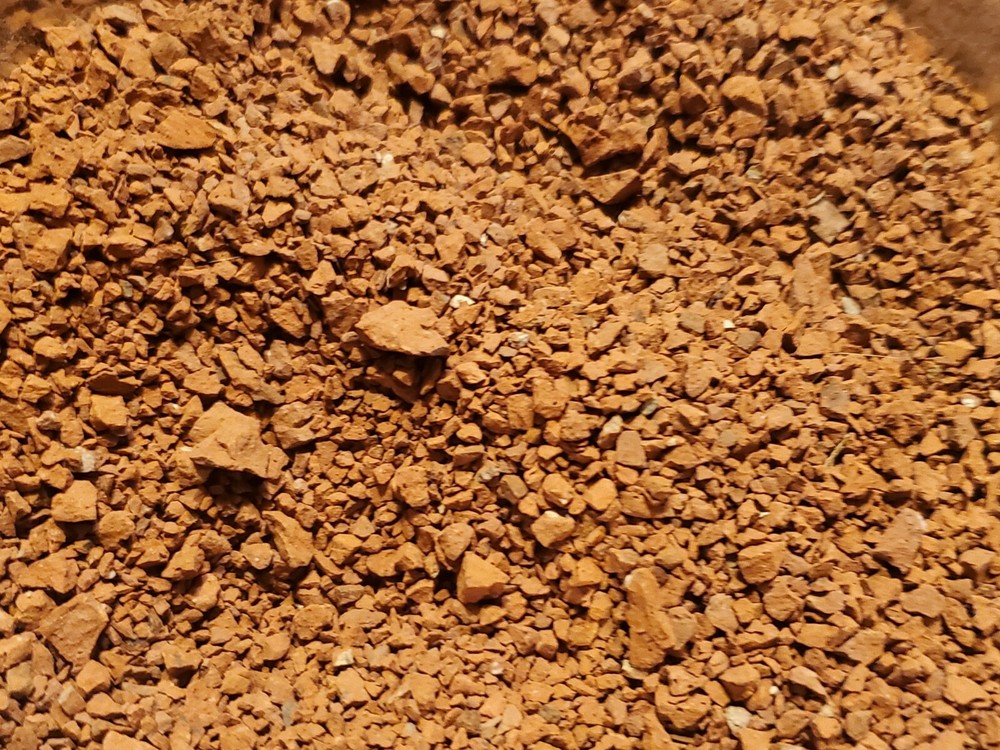 Red Brick Dust  1 pound Rough Coarse-Chips