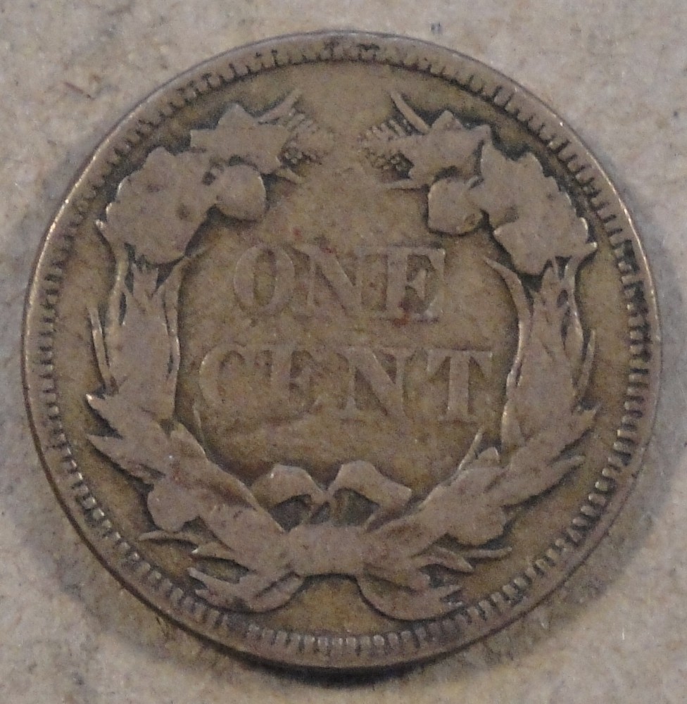 1858 LL Flying Eagle Cent VG
