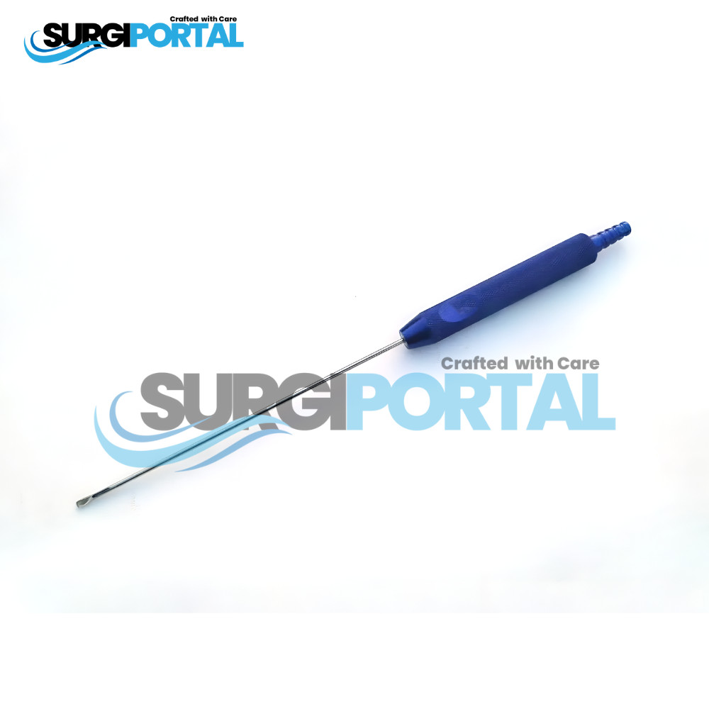 Liposuction Fixed Handle Single Hole Spatula Belly Fat Removal Cannula Plastic