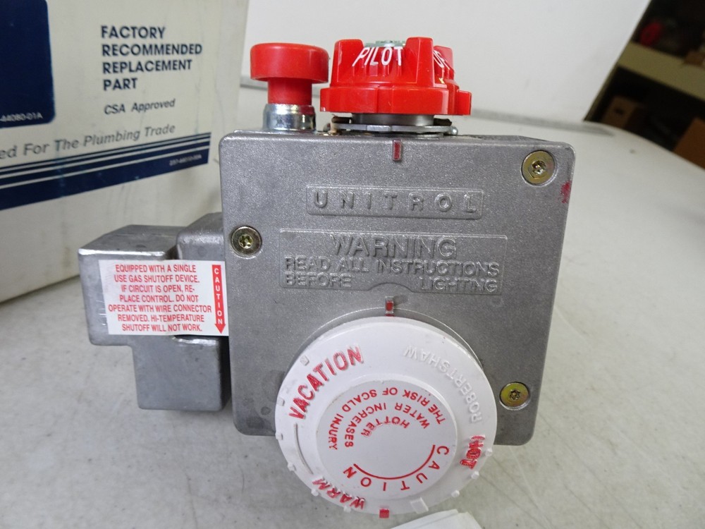 Robert Shaw Water Heater Gas Valve Temperature Control Module 64-6A7-345