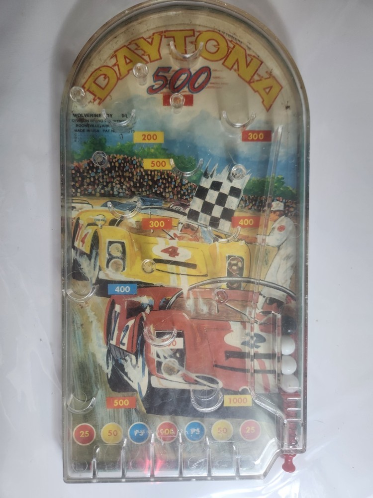 Daytona 500 Table Top Pinball Game