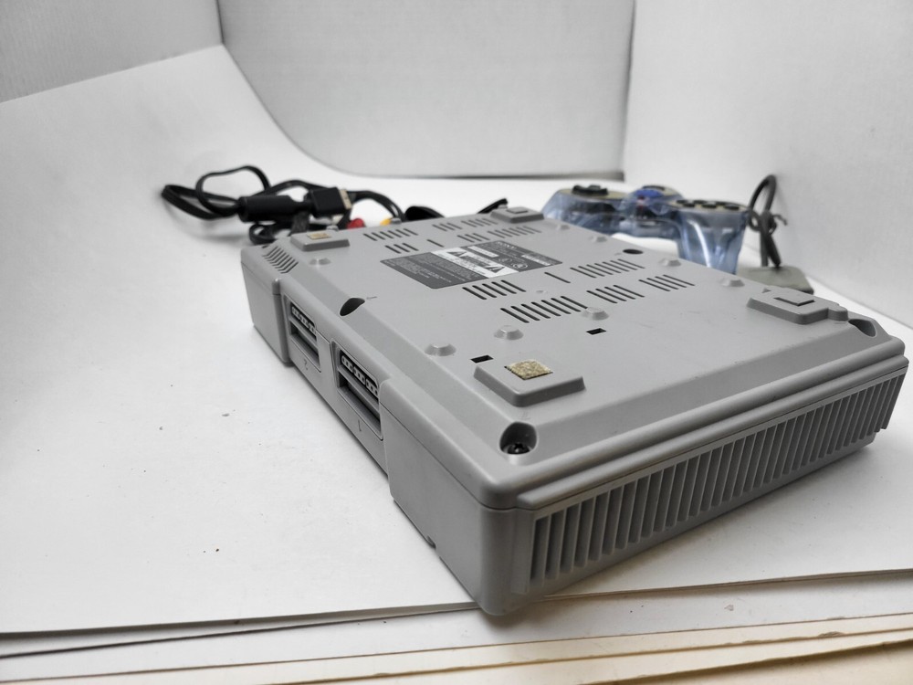 SONY PLAYSTATION 1 SCPH 7501 CONSOLE TESTED & WORKING COMPLETE BUTTON STICKS #O5