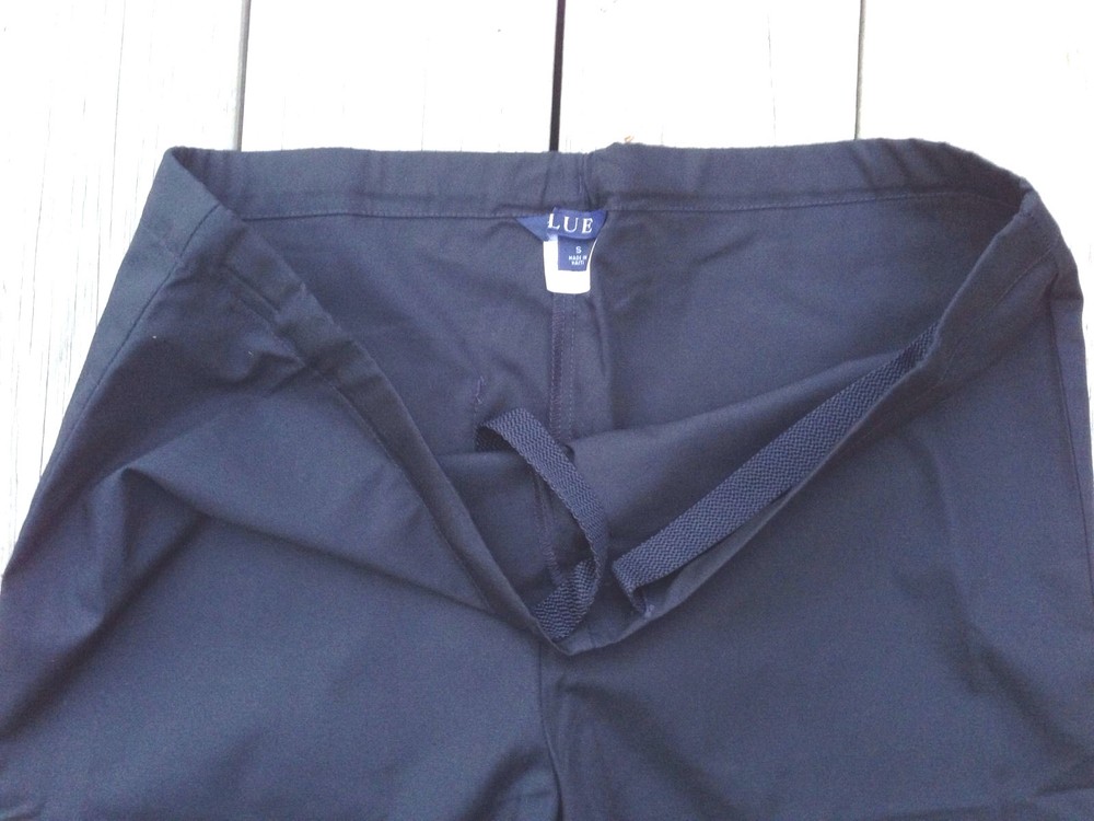 Blue by Lands End Scrubs Set Top & Pants Size Small