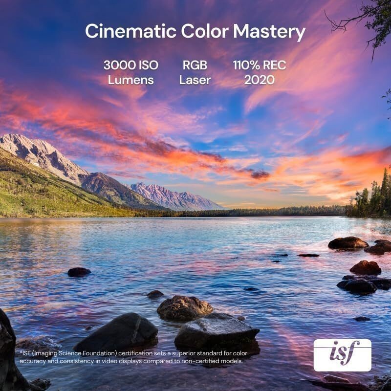 Valerion VisionMaster Pro2 Bundle+Portable Outdoor 120" Projector Screen Theater