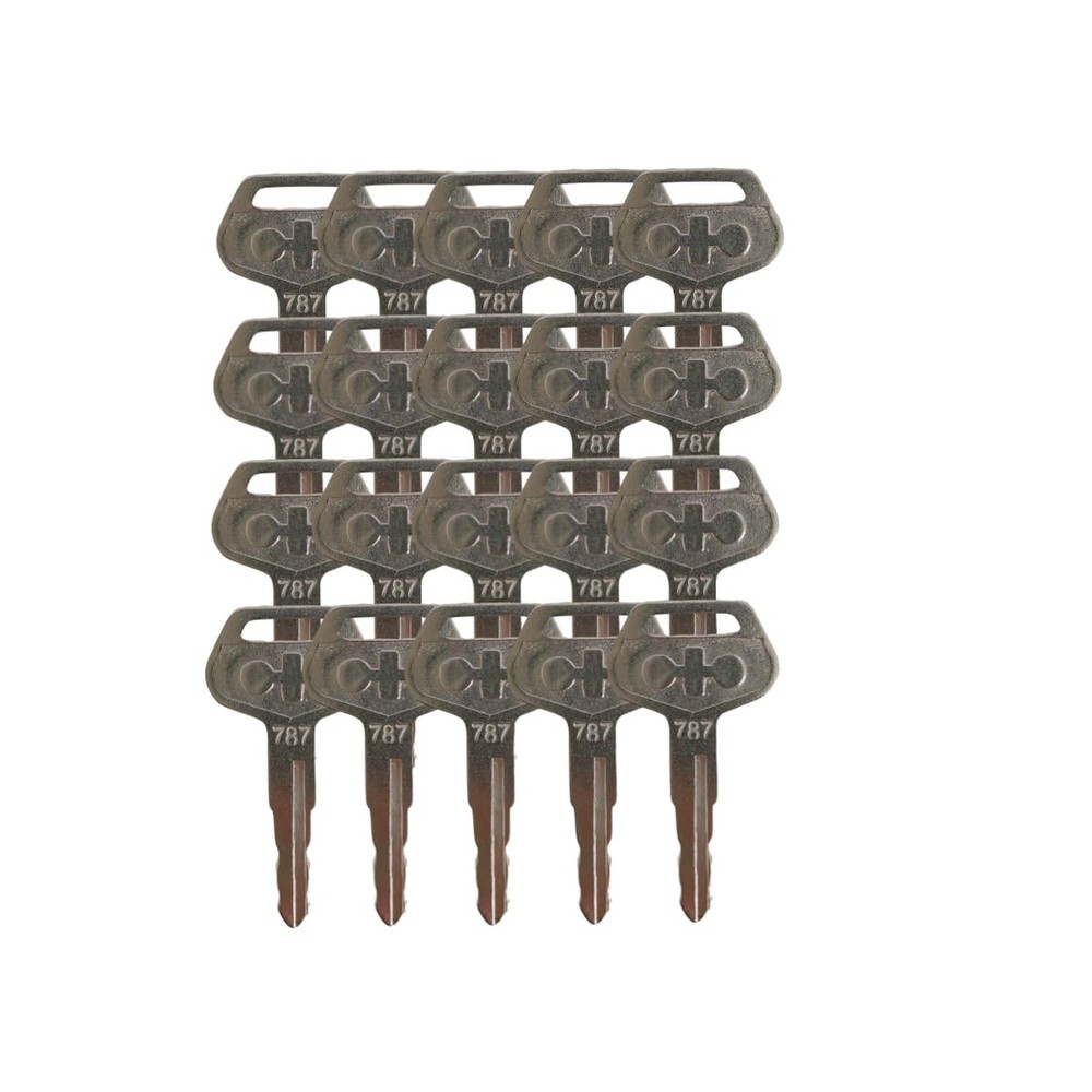 787 Ignition Key for Komatsu Heavy Equipment Excavator Dozer Loader (20pc)