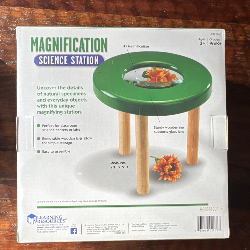 Learning Resources Magnification Science Station Ages 3+ 3-4 Years