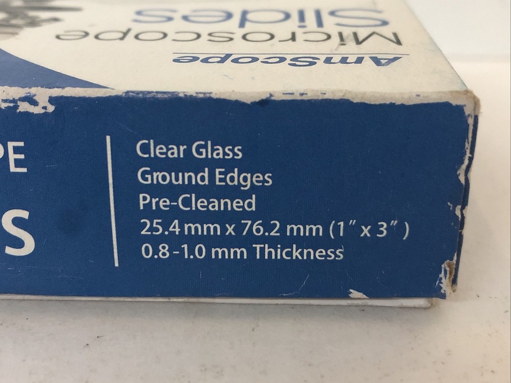 AmScope Microscope Slides (50) - BS-50P