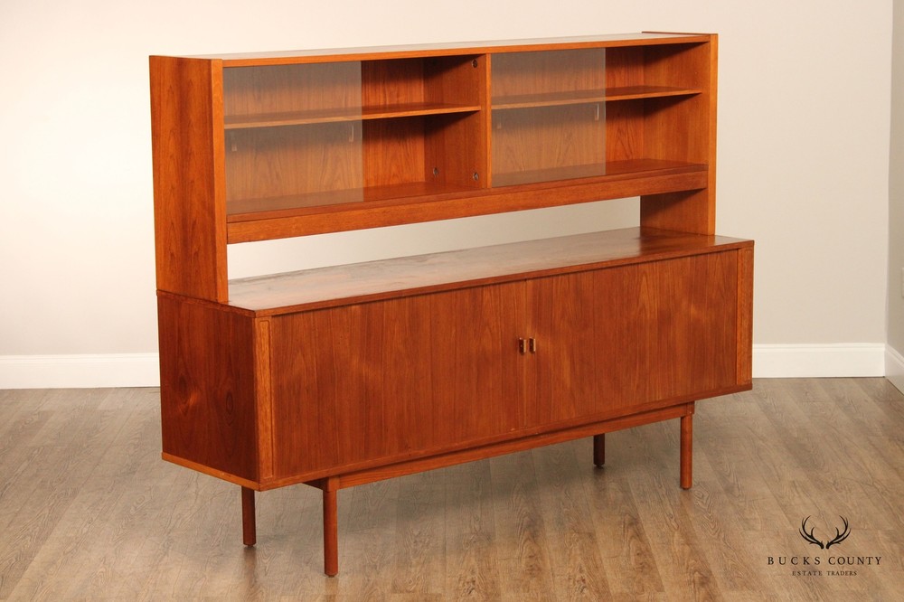 Lovig Danish Modern Teak Sideboard and Hutch