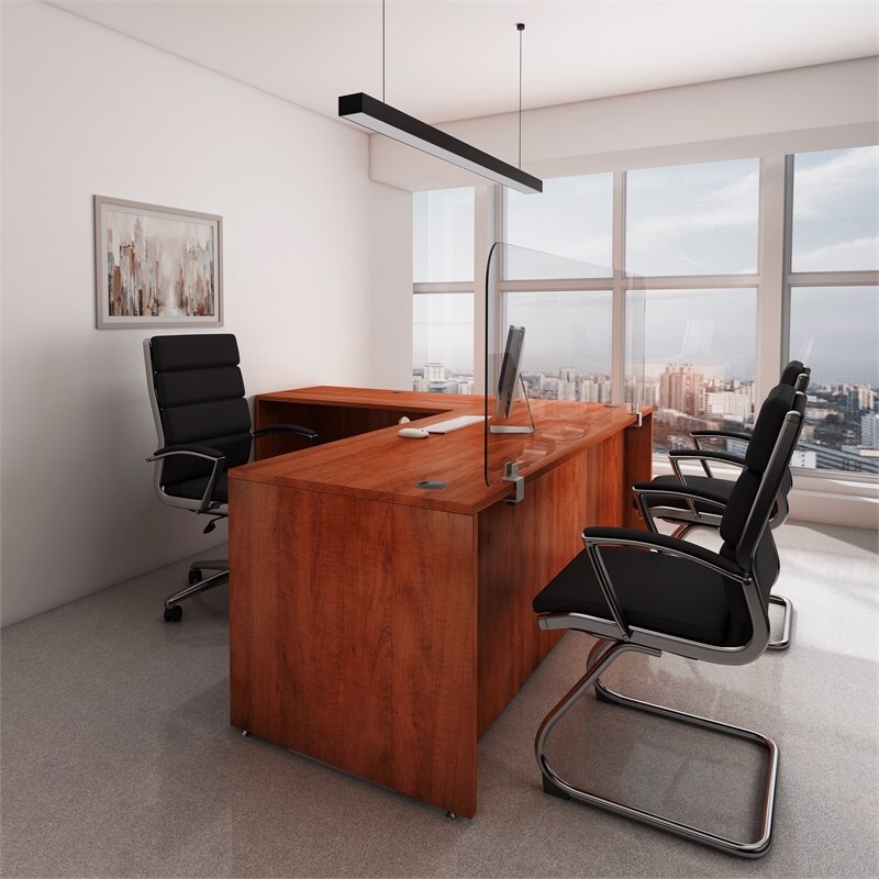 Boss Office Protective Plexiglass Panel 24" W x 24" H X 6MM Thick