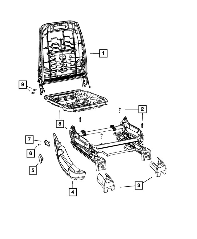 Genuine Mopar Seat Bolt 68104960aa