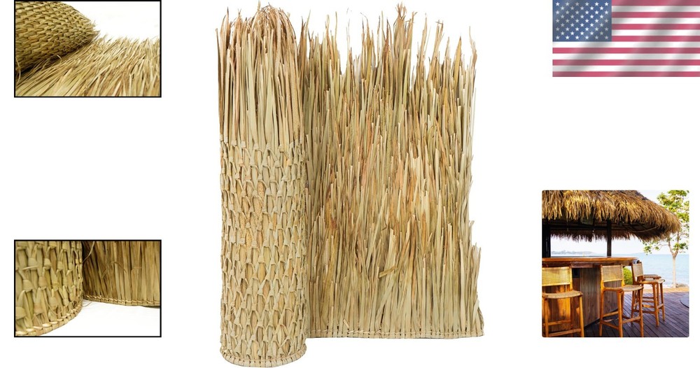 Genuine Mexican Palm Thatch Roofing Roll