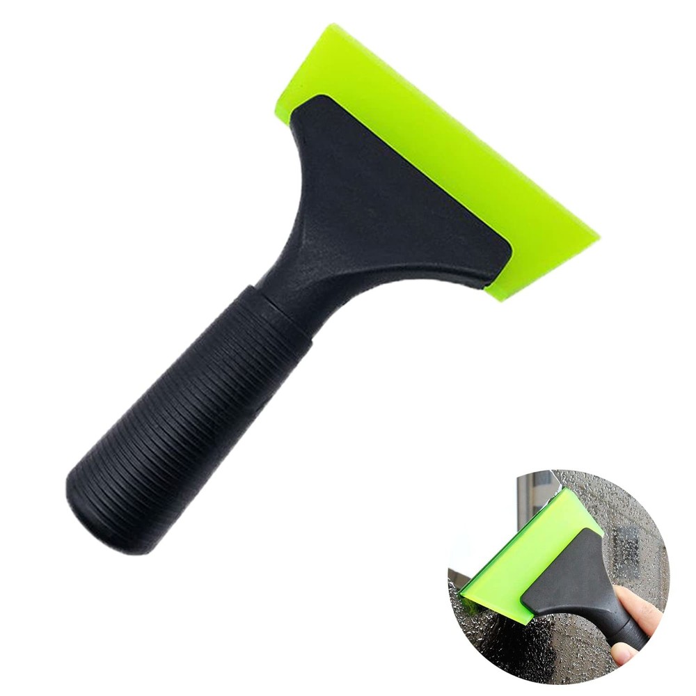 Small Squeegee with 5 Inch Green Rubber Window Tint Squeegee, Mini