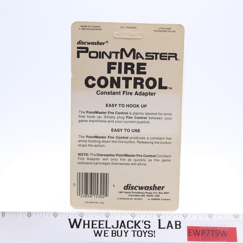PointMaster Fire Control Constant Fire Adapter ATARI 2600 SEALED NOS 1982