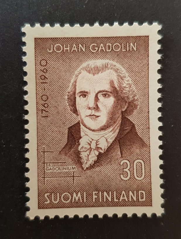 1960 FINLAND SUOMI JOHAN GADOLIN VF MNH