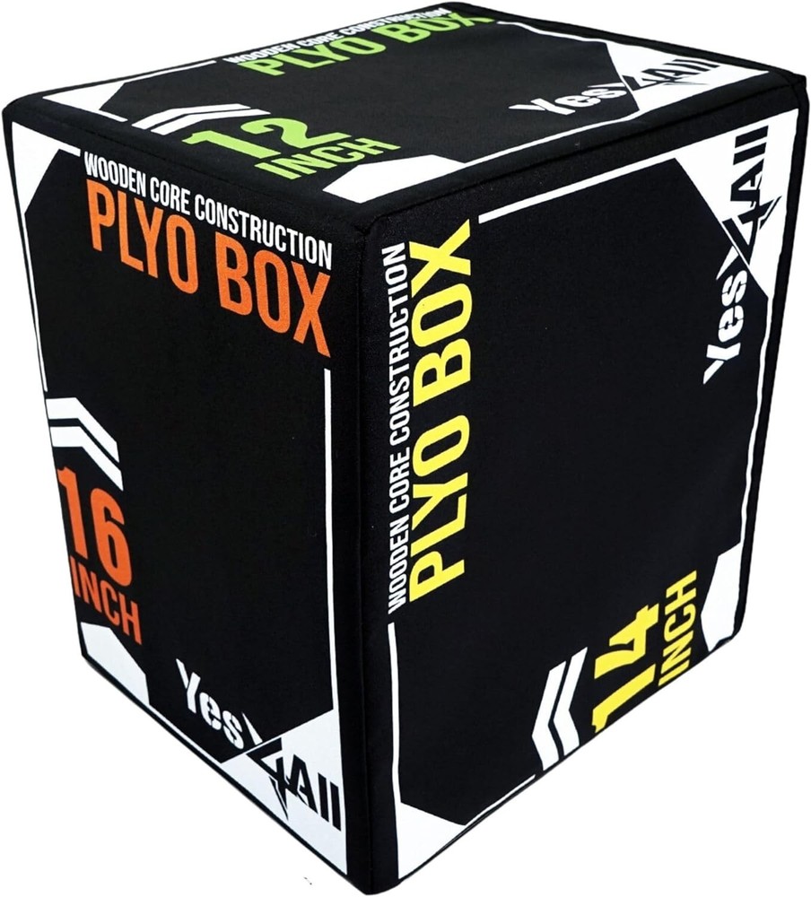 Durable 3-Layer Plyo Box with Vinyl Cover