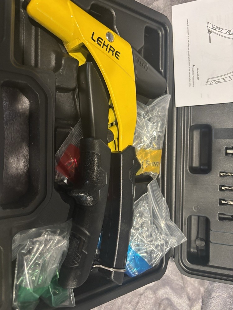 LEHRE One-Hand Riveting Tool Set, Heavy Duty Riveter