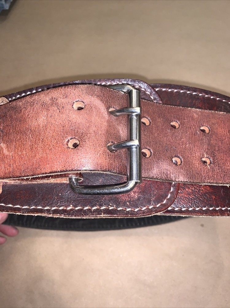MultiGrip weight belt Small - dark leather. H2.