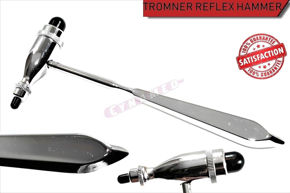 TROMNER PERCUSSION REFLEX HAMMER HIGH GRADE DIAGNOSTIC EXAMINATION HAMMERS
