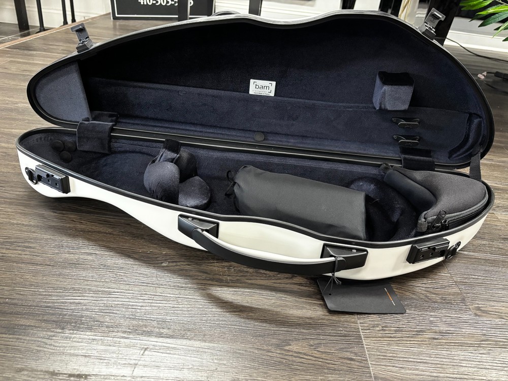 BAM Hightech Slim Violin Case White