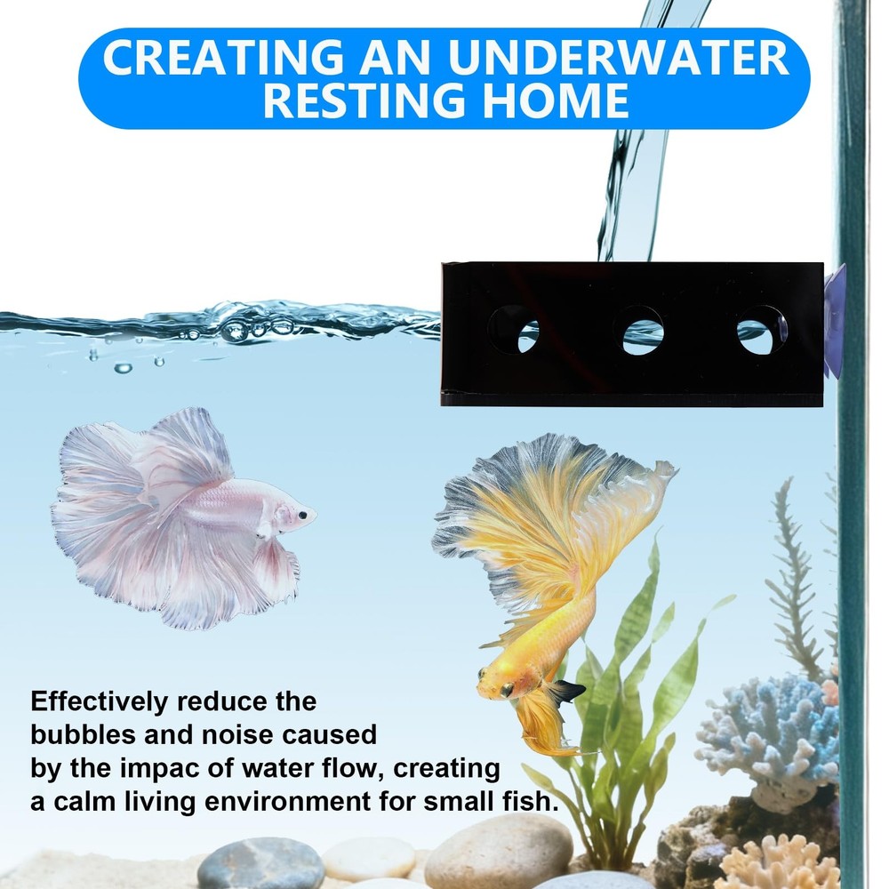 Aquarium Filter Baffle Suction Cup ABS Fish Tank Flow Controller Betta