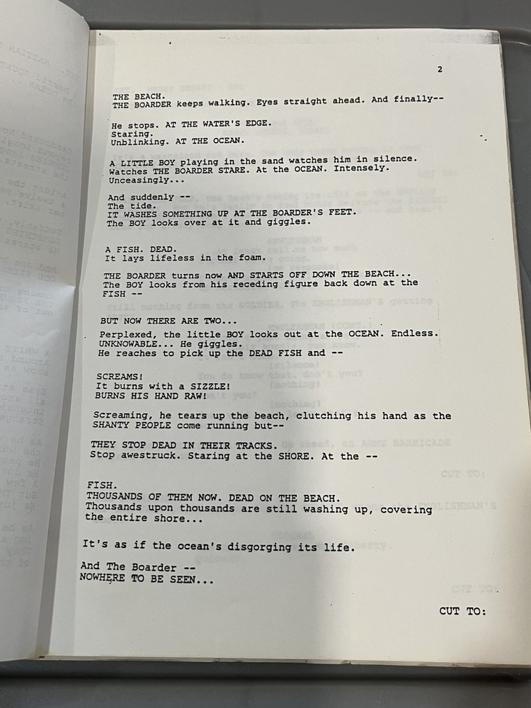 "The Seventh Sign" 1988 CLIFFORD & ELLEN GREEN First Draft Screenplay Script