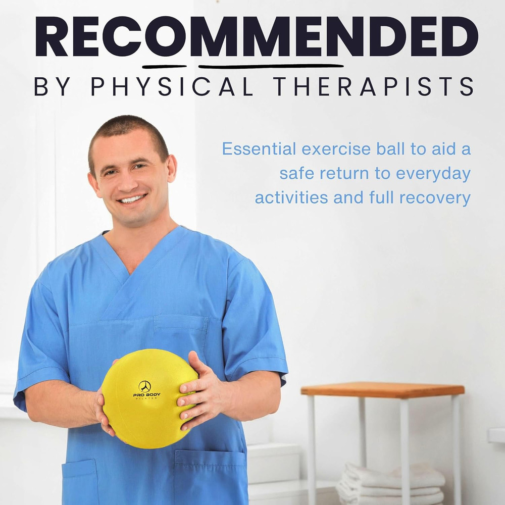 Exercise Balls Physical Therapy - 9 Inch Small Exercise Ball for Between Knee...