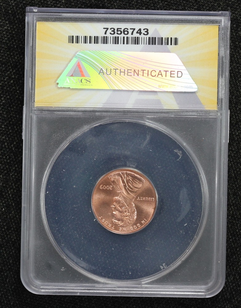 2009 Lincoln Chronicles Cent Formative Years Reverse ANACS MS-67 Red 2XMQ