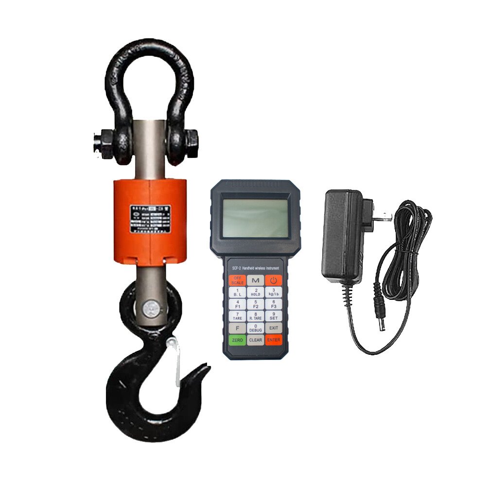 Wireless Digital Electronic Hanging Crane Scale with 200m Remote Control Handle