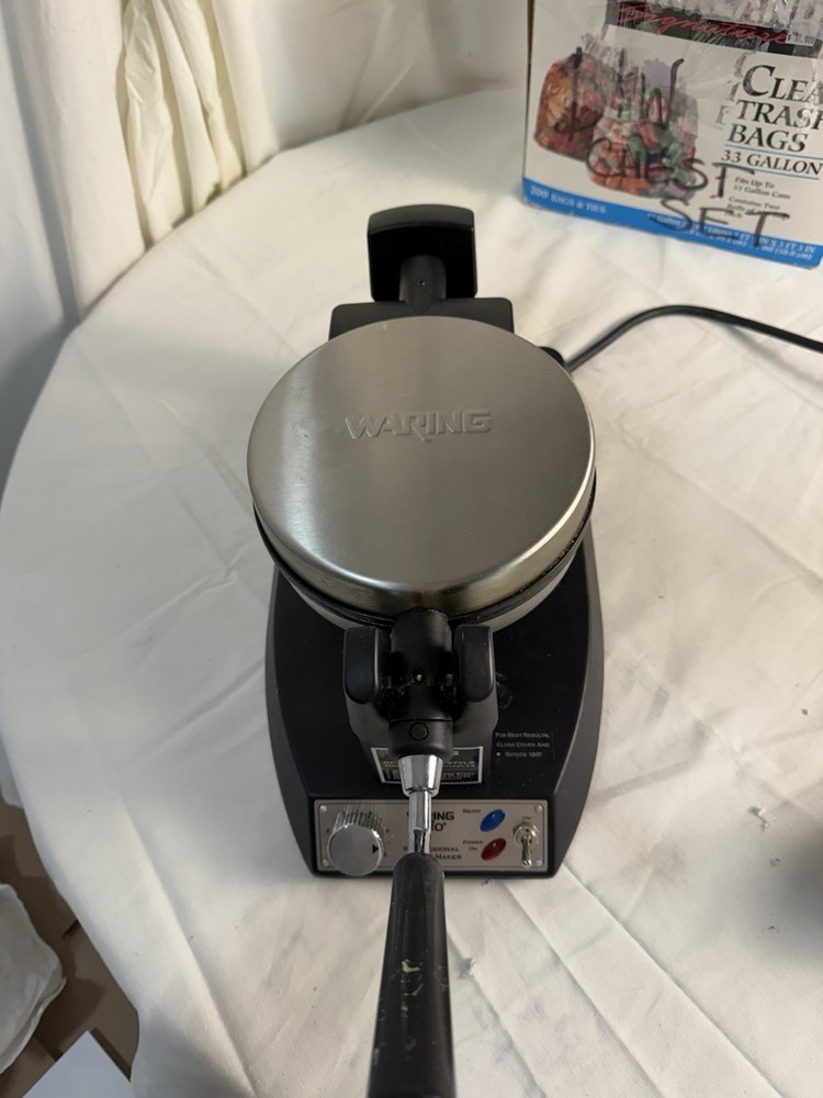 Warning Pro Professional Flip Waffle Maker
