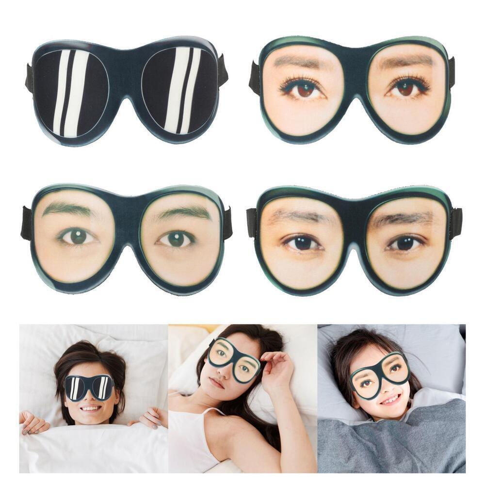 Funny Eyeshade Sleep Eyes Mask with Adjustable Head Strap Accessories Durable A+