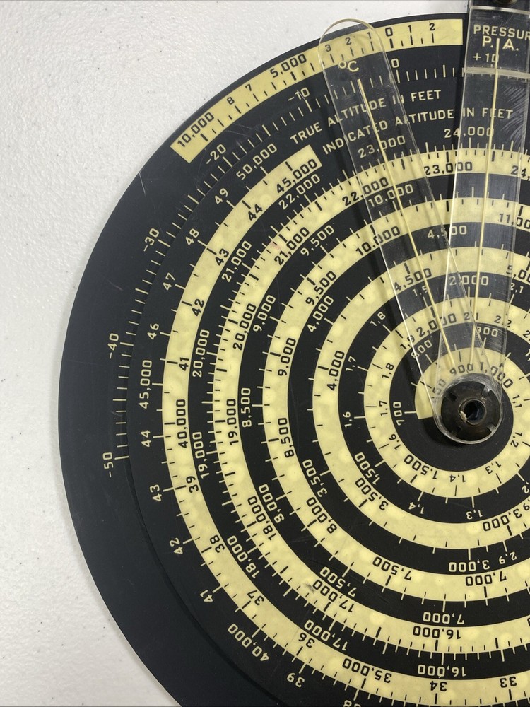 Original WWII Type AN 5837-1 Altitude Correction Computer