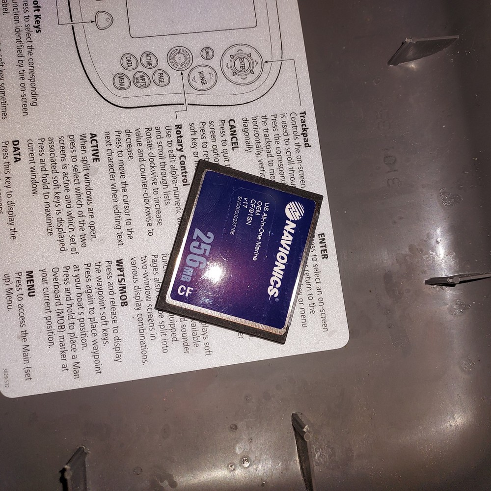 Raymarine A65 MFD Chart plotter Sonar Head Unit As-is