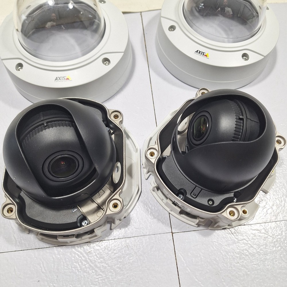 (2) AXIS P3214-V IP Network POE Surveillance Security Cameras