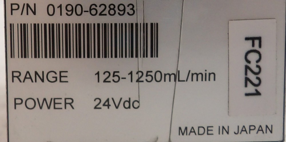 AMAT Applied Materials 0190-62893 Flow Controller 125-1250mL/min Working Spare