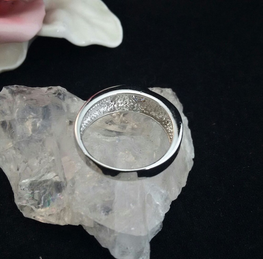 Ring Silver 925 with Cubic Zirconia Size 54 (17.2 mm Ø)