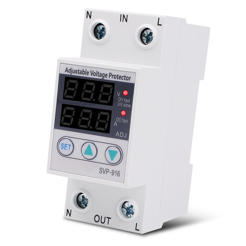 1-Multifunctional Adjustable Voltage Limit Current Protector Self-resetting GIWW