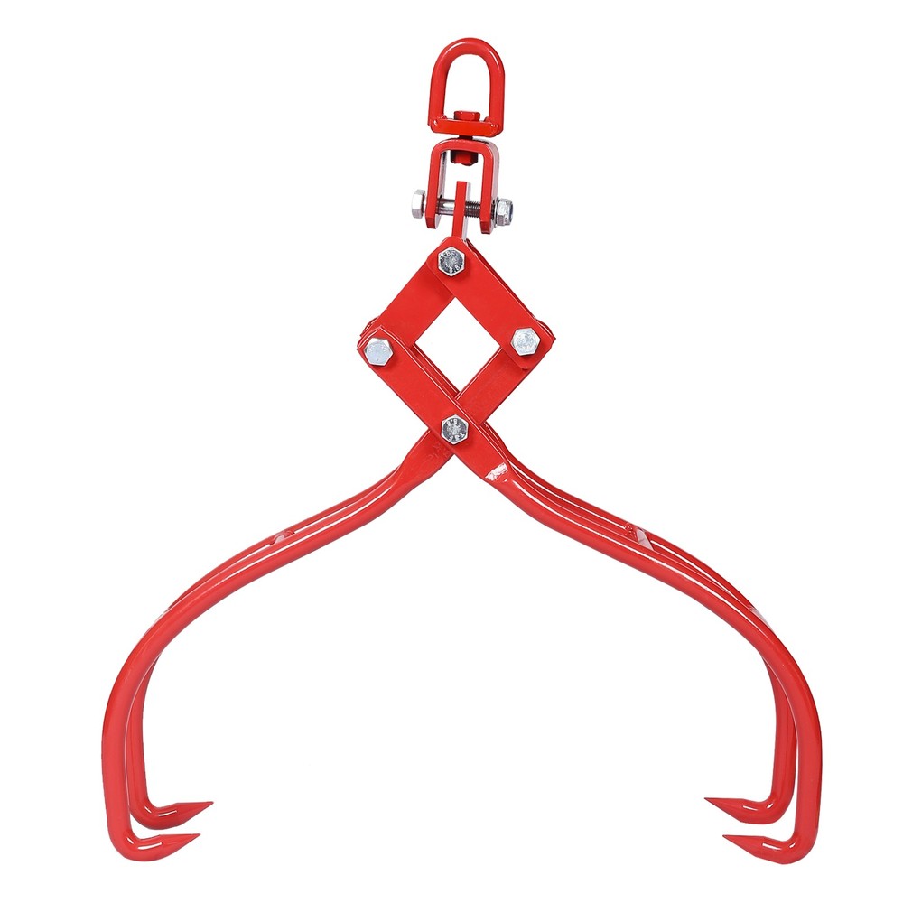 28"3 Claw 3000lbs Log Grapple for Logging Tongs,Eagle Claws Timber Lifting