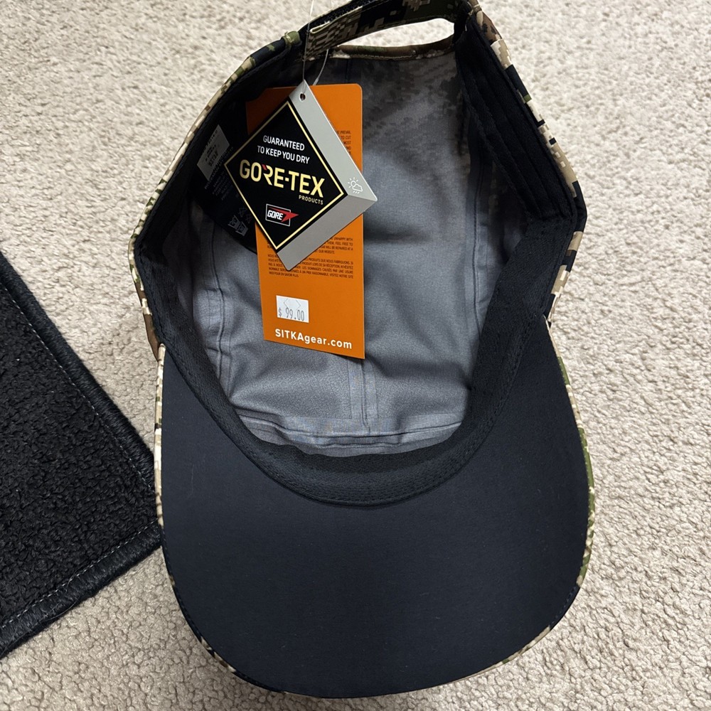Sitka Stormfornt Goretex Camo Cap Subalpine