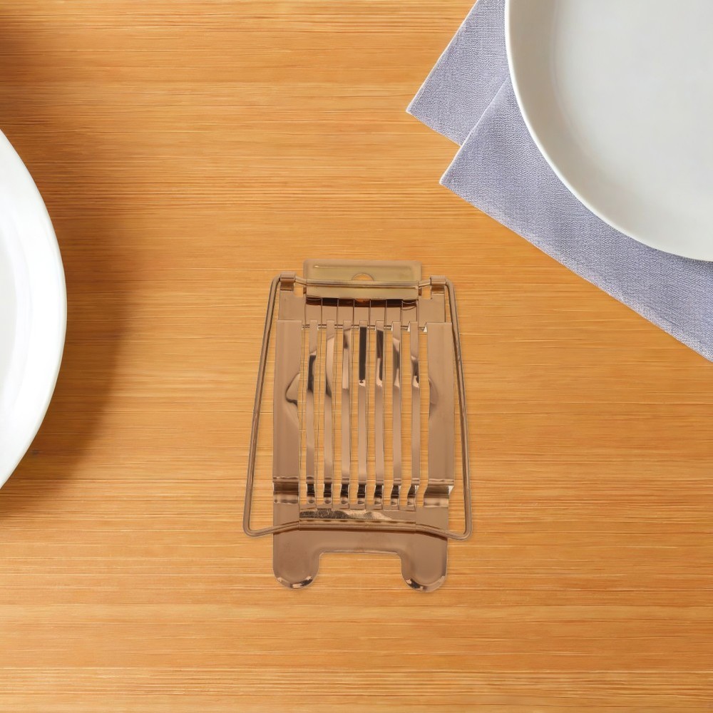 Stainless Steel Egg Cutter Deviled Slicer Adjustable for Boiled Eggs