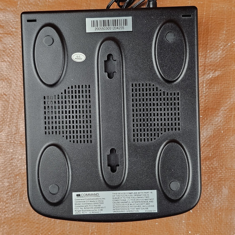 Command Communications ComSwitch 5500 Phone Fax Modem 3-Port Call Switch